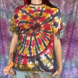 Fall Inspired Tie Dye Shirt